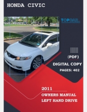 2011 HONDA CIVIC OWNERS MANUAL